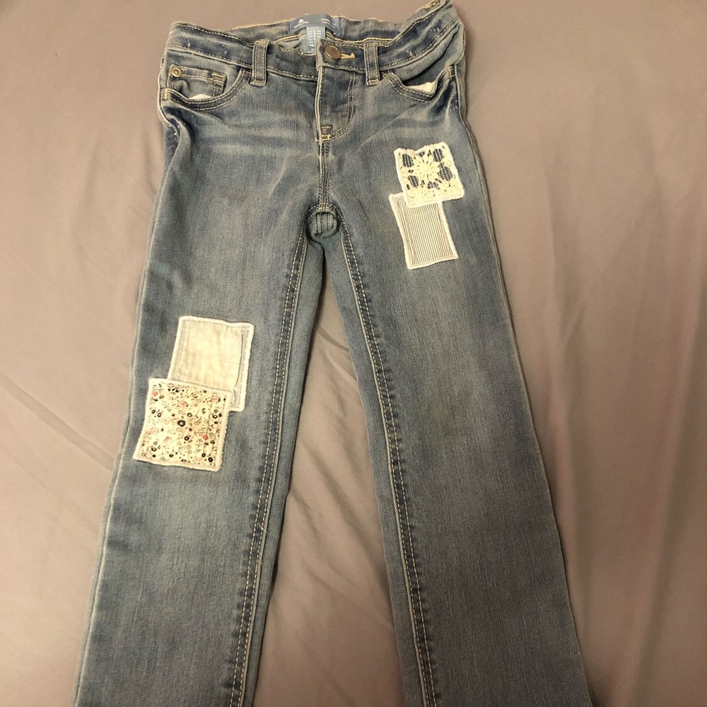 BabyGap Gap Kids Super cute denim patchwork jeans
